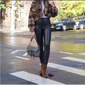 Aritzia Wilfred Free Daria Vegan faux Leather Leggings Size Small
